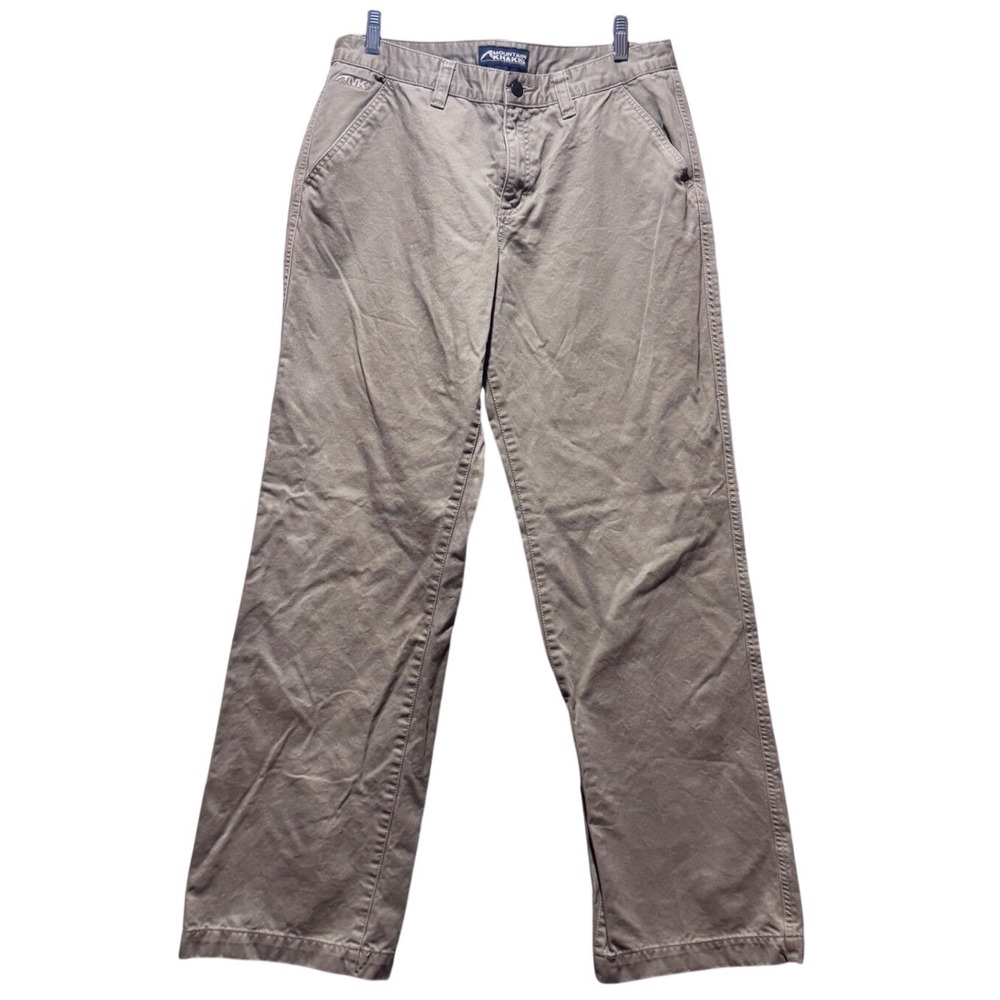 Mountain‎ Khakis Womens Teton Twill Pants Khaki Size 12 Long